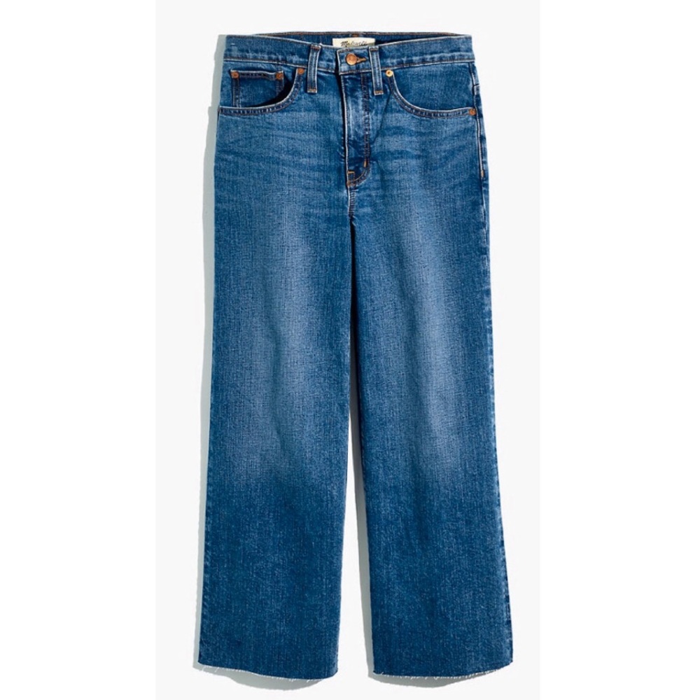Madewell Slim Wide Leg Crop Jeans Size 25